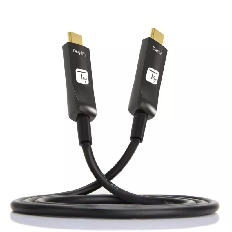Techly ICOC-U3C-HY-010 USB-kaapeli 10 m USB-C musta