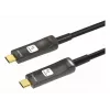 Techly ICOC-U3C-HY-020 USB-kaapeli 20 m USB-C musta