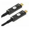 Techly ICOC-U3C-HY-020 USB-kaapeli 20 m USB-C musta