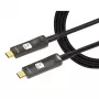 Techly ICOC-U3C-HY-030 USB-kaapeli 30 m USB-C musta