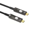 Techly ICOC-U3C-HY-030 USB-kaapeli 30 m USB-C musta