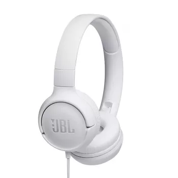 JBL Tune 500 valkoinen, johdollinen, 20 - 20000 Hz, musiikki, 148 g, kuulokkeet, valkoinen