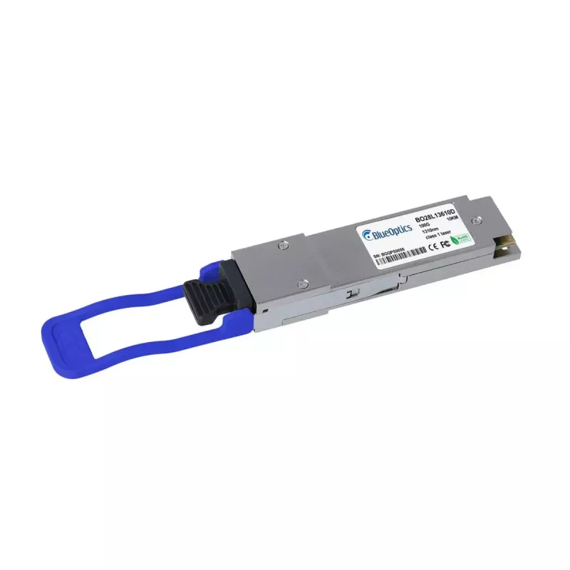 BlueOptics JL275A-BO QSFP28 -lähetinvastaanotin, 100GBASE-LR4, yksimuoto, 10 km