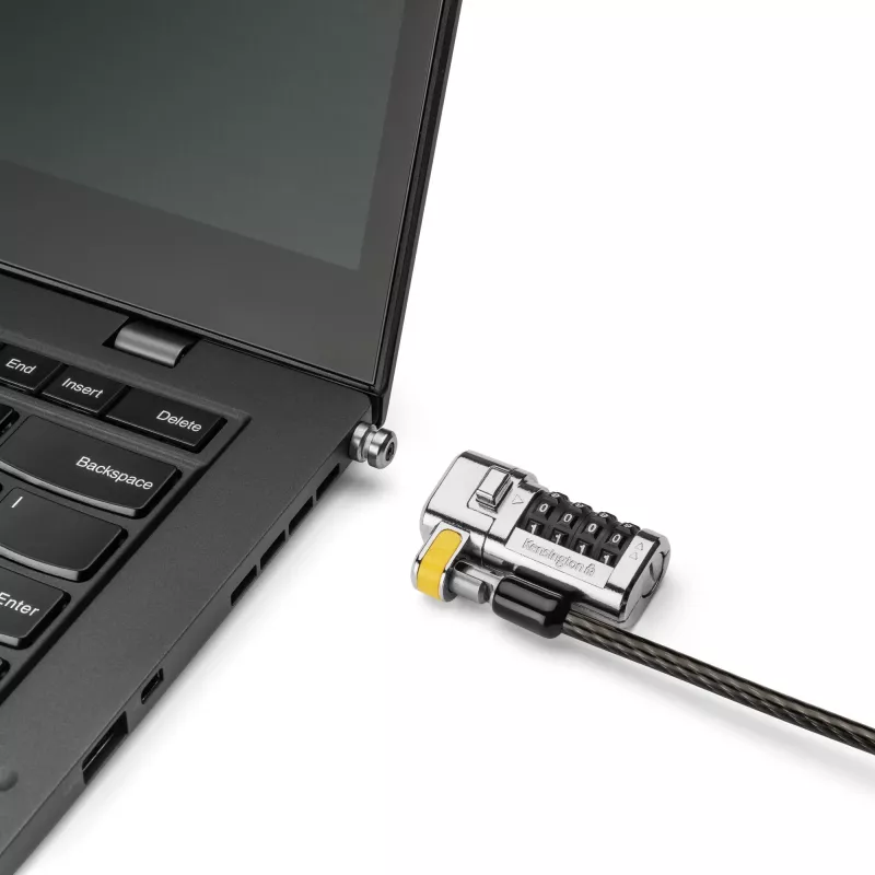 Kensington ClickSafe yleinen yhdistelmälukko kannettavalle – Master Coded