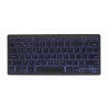 Näppäimistö Gembird KB-BTRGB-01-DE yleinen Bluetooth QWERTZ saksa musta