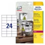 Itseliimautuva tarra tulostimeen Avery L4718-20