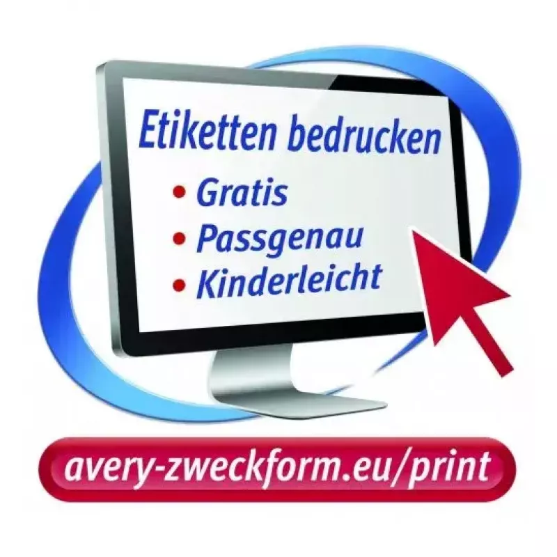 Itseliimautuva suorakaidetarra Avery L6103-20