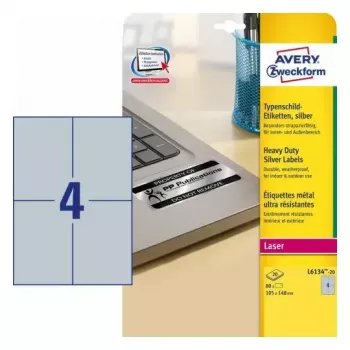 Itseliimautuva tarra tulostimeen Avery L6134-20