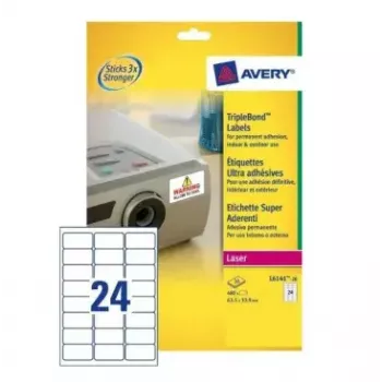 Itseliimautuva tulostintarra Avery L6141-20