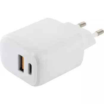 Mobiili laitelaturi Schwaiger LAD260 512 pikalataus sisäkäyttöön valkoinen