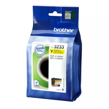 Kasetti Brother LC-3233Y keltainen 1500 sivua DCP-J1100DW/MFC-J1300DW