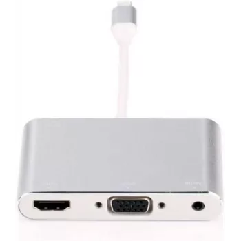 Microconnect LIGHT-HUB4 USB-keskitin Lightning 480 Mbit/s hopea