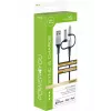 USB-kaapeli Schwaiger LKU 100 1,5m USB 2.0 A Micro-USB B musta hopea