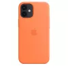 Suojakuori Apple iPhone 12 mini silikonikotelo MagSafe-yhteensopiva kumkvatti