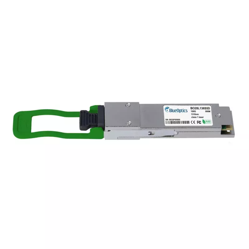 BlueOptics MMS1V70-CM-BO QSFP28-lähetinvastaanotin, 100GBASE-DR, LC duplex, yksimuotokuitu, Mellanox-yhteensopiva (BO28L136S5D)