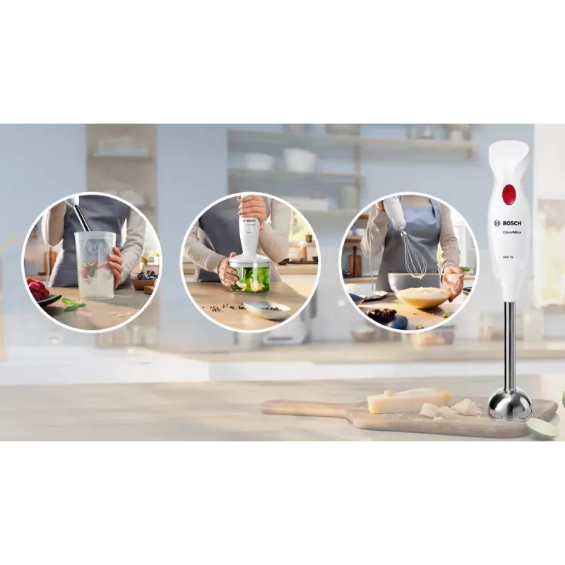 Bosch MSM24500 sauvasekoitin 400 W punainen, valkoinen