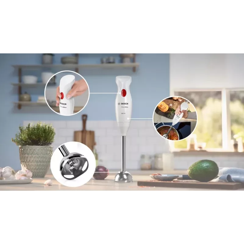 Bosch MSM24500 sauvasekoitin 400 W punainen, valkoinen