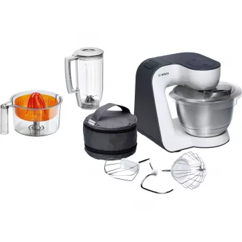 Bosch MUM5 Start Line yleiskone 800 W 3,9 L oranssi, hopea, läpinäkyvä, valkoinen