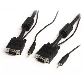 StarTech.com 5m koaksiaalinen teräväpiirtoinen näytön VGA-videokaapeli äänellä HD15 M/M