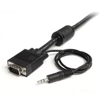 StarTech.com 5m koaksiaalinen teräväpiirtoinen näytön VGA-videokaapeli äänellä HD15 M/M