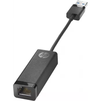 HP USB 3.0 - Gigabit LAN -sovitin, RJ-45, USB 2.0 Type-A, musta
