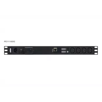 Basic Metered PDU ATEN PE1118SG 1U 18 AC-lähtöä ylijännitesuojaus