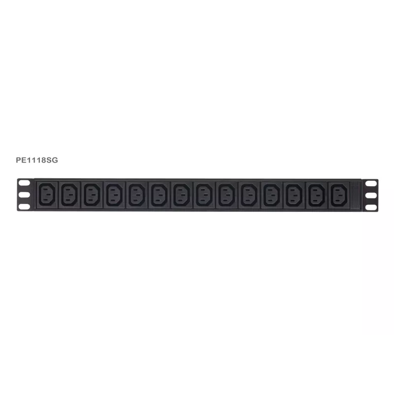 Basic Metered PDU ATEN PE1118SG 1U 18 AC-lähtöä ylijännitesuojaus