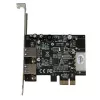 StarTech.com 2-porttinen PCI Express (PCIe) SuperSpeed USB 3.0 -korttisovitin UASP-tuella - LP4-virta
