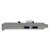 StarTech.com 2-porttinen PCI Express (PCIe) SuperSpeed USB 3.0 -korttisovitin UASP-tuella - LP4-virta