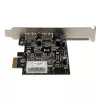 StarTech.com 2-porttinen PCI Express (PCIe) SuperSpeed USB 3.0 -korttisovitin UASP-tuella - LP4-virta