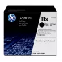 HP 11X 2 kpl:n pakkaus High Yield musta alkuperäinen LaserJet -värikasetti 2 kpl