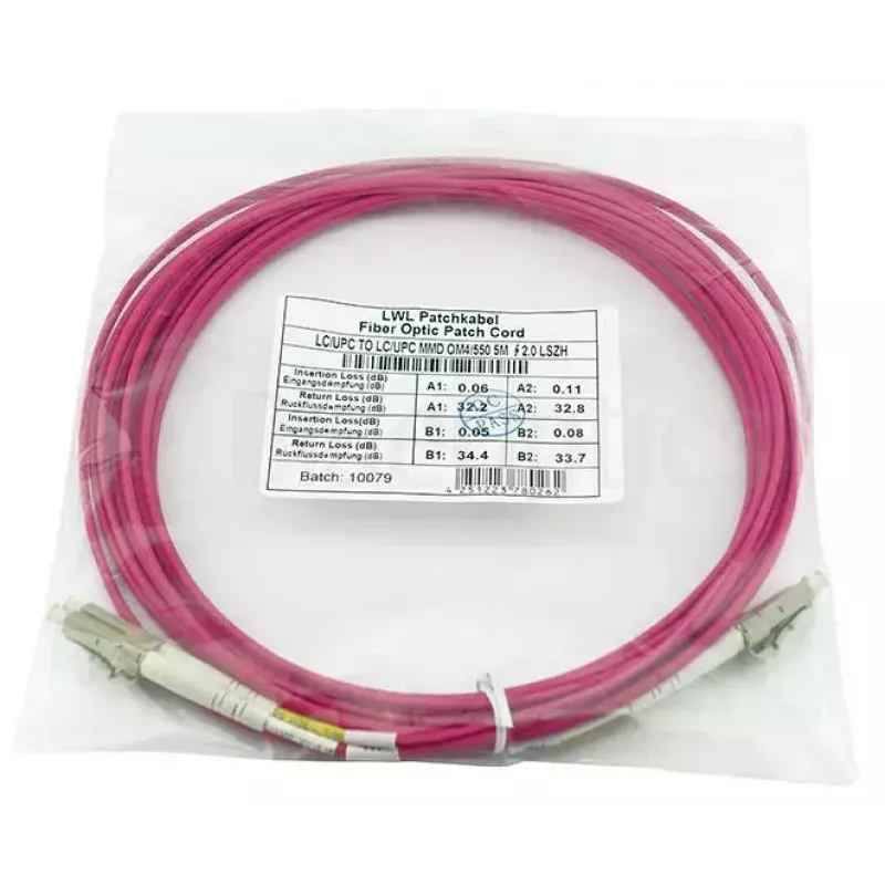 BlueOptics QK736A-BO InfiniBand-kuituvalokaapeli 30 m LC violetti