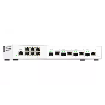 QNAP QSW-M2106-4C verkkokytkin hallittava L2 2,5G Ethernet (100/1000/2500) valkoinen
