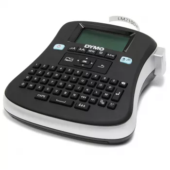 DYMO LabelManager ® ™ 210D - AZERTY, D1, lämpösiirto, 180 x 180 DPI, 12 mm/s, musta, hopea