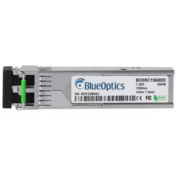 SFP-lähetin-vastaanotin BlueOptics S-55DLC80D-BO 1250 Mbit/s kuitu