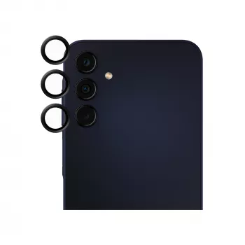 Kameran linssinsuoja PanzerGlass SAFE. Samsung Galaxy A15 musta naarmuuntumaton iskunkestävä