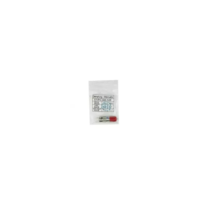 Vaimennin BlueOptics SFA23BK5 5 dB punainen ST-liitin