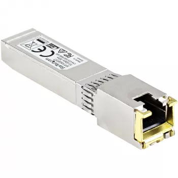 StarTech.com MSA-yhteensopiva SFP+-lähetin-vastaanotinmoduuli - 10GBASE-T ~ MSA-koodaamaton SFP+-moduuli - 10GBASE-T - SFP-RJ45 Cat6/Cat5e - 10GE Gigabit Ethernet SFP+ - RJ-45 30 m