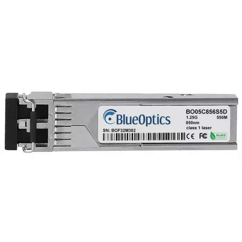 SFP-lähetin-vastaanotinmoduuli BlueOptics SFP-1G-SX-NE-BO kuitu-LC-liitäntä