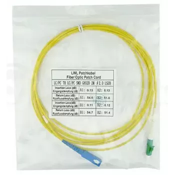 Kuitukaapeli BlueOptics SFP2122BU25MX LC SC OS2 25 m keltainen