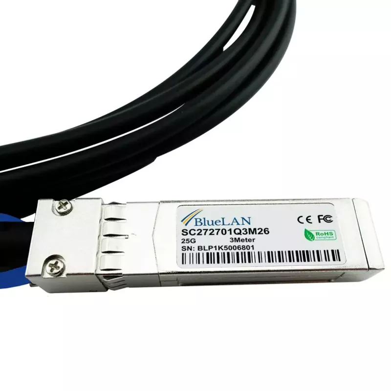 SFP28 DAC -kaapeli BlueOptics SFP28-DAC-3M-BC 3 m uros