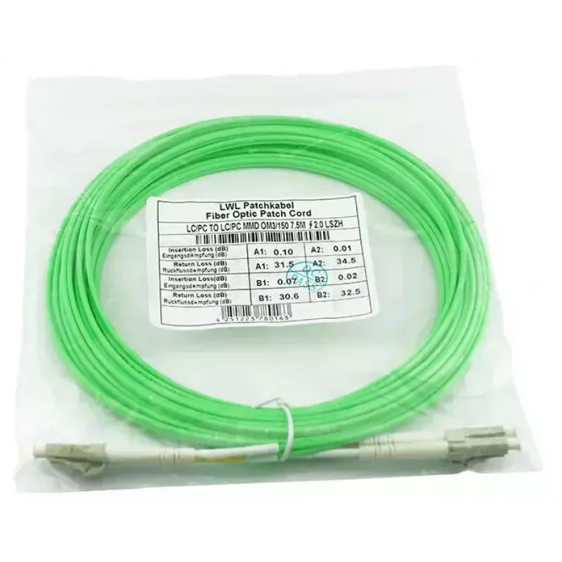 Kuitukaapeli BlueOptics SFP3131GU20MK LC OM5 20 m vihreä