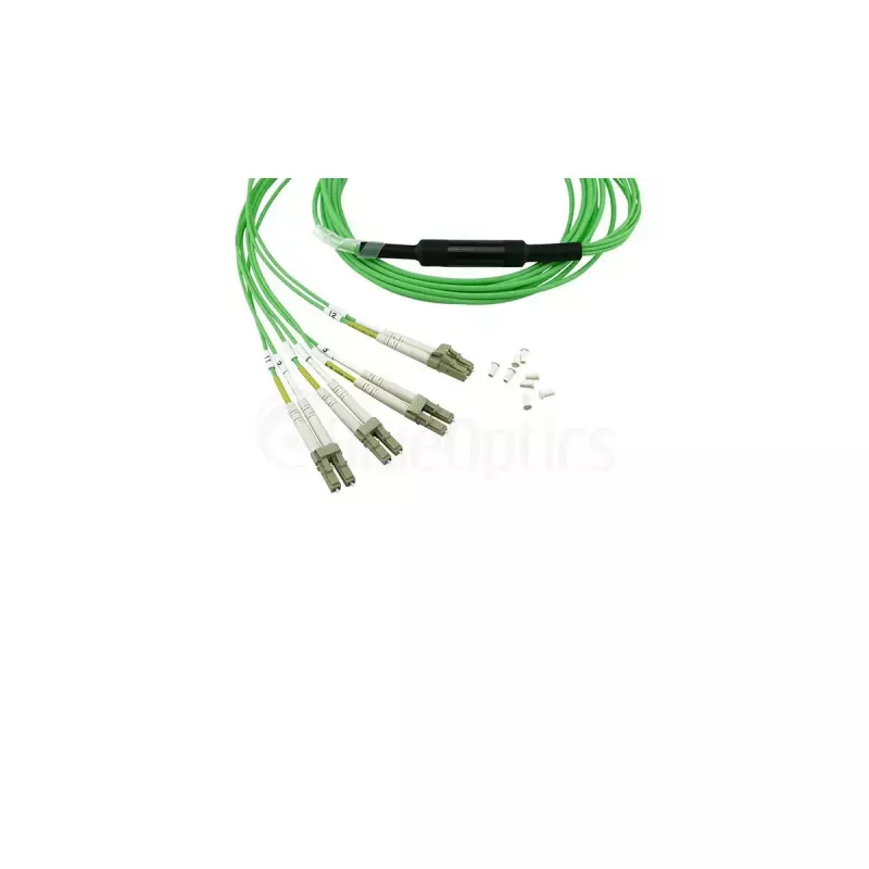 Kuitukaapeli BlueOptics SFP5141GU1MKB MPO 4x LC OM5 1 m limetti