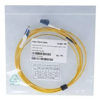 Kuitukaapeli BlueOptics SFP9131BU1MK CS LC OS2 1 m keltainen