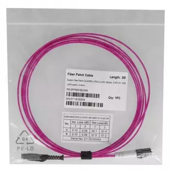 Kuitukaapeli BlueOptics SFP9231FU2MK MDC LC OM4 2 m magenta