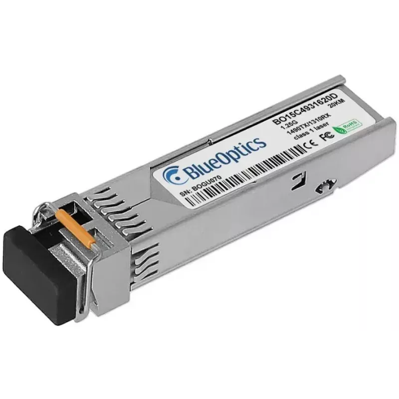 SFP-lähetin-vastaanotinmoduuli BlueOptics SFP-BXD43-20KM-EE-BO 1250 Mbit/s