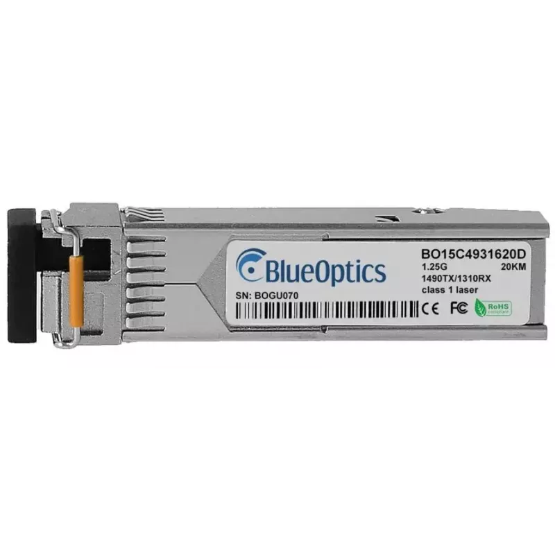 SFP-lähetin-vastaanotinmoduuli BlueOptics SFP-BXD43-20KM-SO-BO 1250 Mbit/s