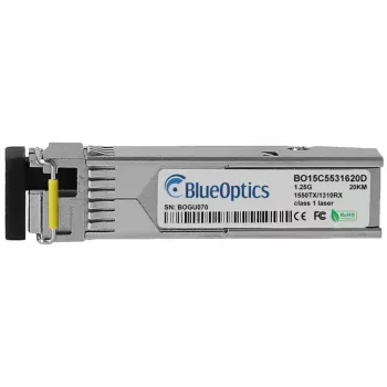 SFP-lähetin-vastaanotinmoduuli BlueOptics SFP-BXD53-20KM-FR-BO 1250 Mbit/s
