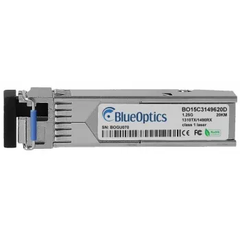 SFP-lähetin-vastaanotinmoduuli BlueOptics SFP-BXU34-20KM-SO-BO 1250 Mbit/s