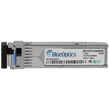 SFP-lähetin-vastaanotinmoduuli BlueOptics SFP-GIG-BX-U40-BO 1250 Mbit/s 1310 nm
